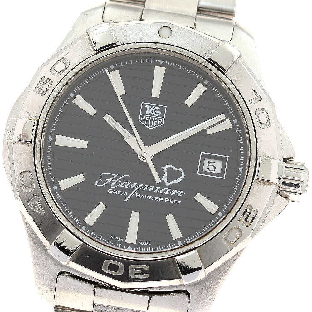 TAG HEUER Aqua racer WAP201Y Diving Hayman Island Automatic Men's Watch_939105