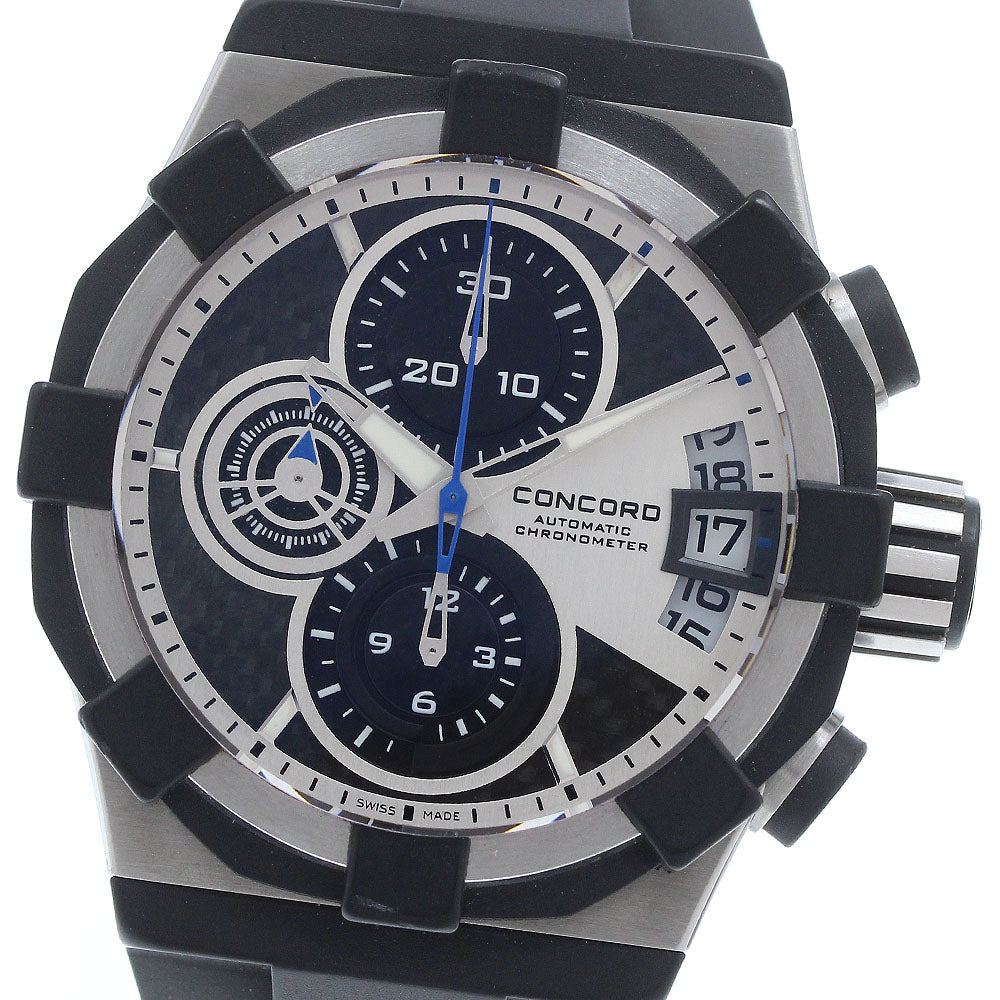 Concord C1 chronograph 01.5.14.1001 Silver / Black Dial Automatic Men's_939145