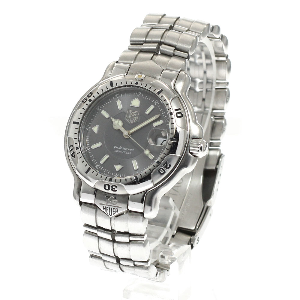TAG HEUER 6000 series WH1112-K1 Date gray Dial Quartz Men's Watch_939151