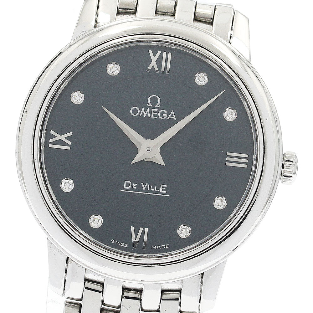 OMEGA De Ville Prestige 424.10.27.60.53.001 Navy Dial Quartz Ladies Watch_939158