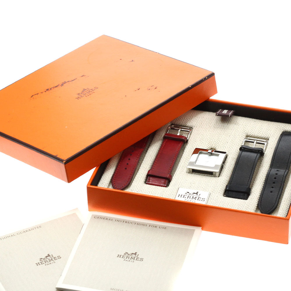 HERMES Belt watch BE1.210 White Dial Quartz Ladies Watch_939160