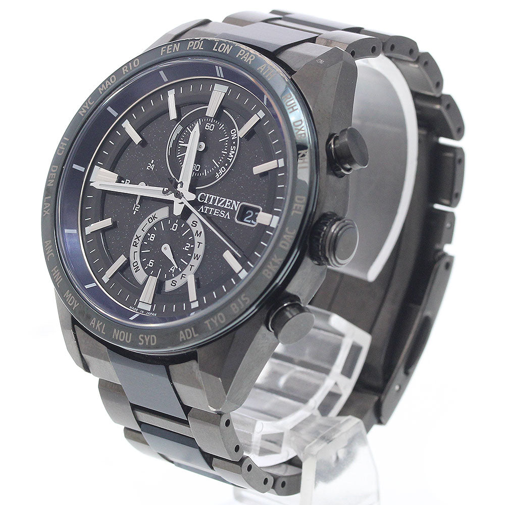 CITIZEN Atessa AT8187-75E 35th Anniversary Solar Powered Radio Men's_939167