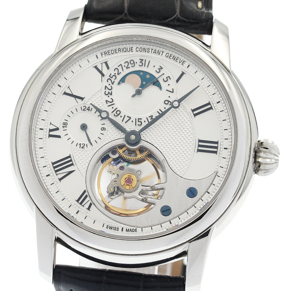 FREDERIQUE CONSTANT Heartbeat Manufacture FC-945MC4H6 Moon phase Silver Dial Automatic Men's Watch_939173