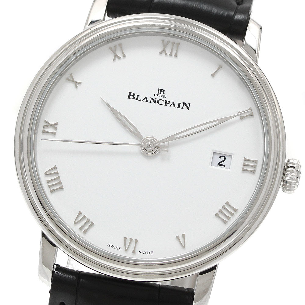 Blancpain Villeret Ultra Slim 6224-1127-55B Date white Dial Automatic Men's Watch_939179