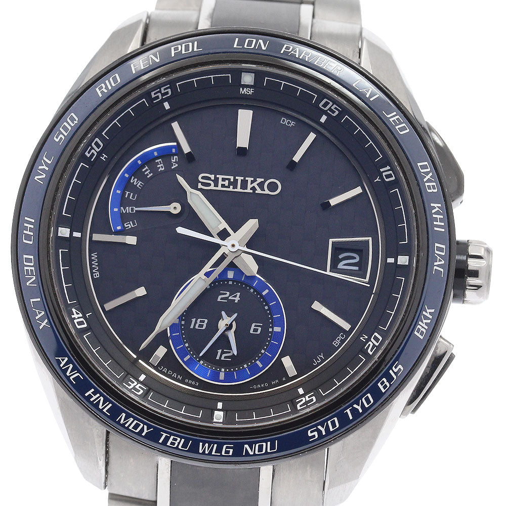 SEIKO Brights SAGA261/8B63-0AN0 Day date Solar Powered Radio Men's Watch_939184