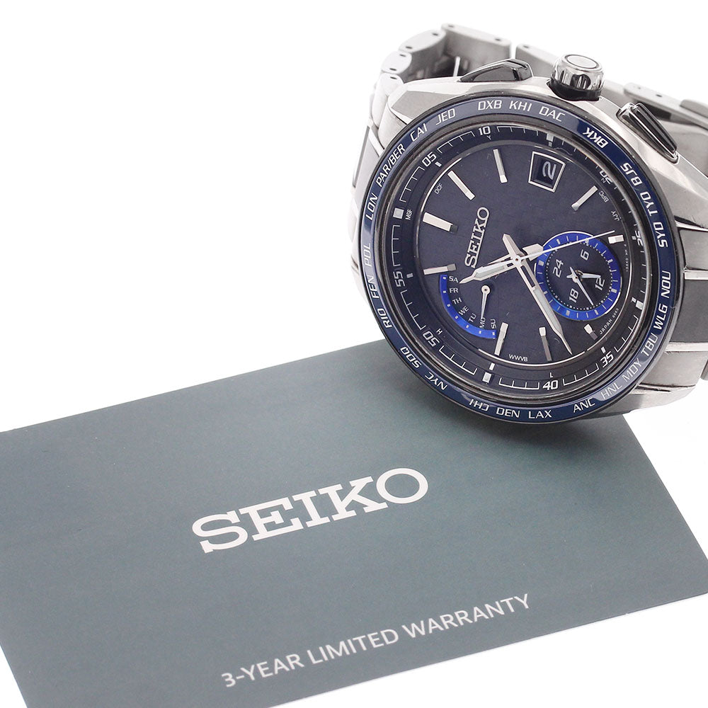 SEIKO Brights SAGA261/8B63-0AN0 Day date Solar Powered Radio Men's Watch_939184