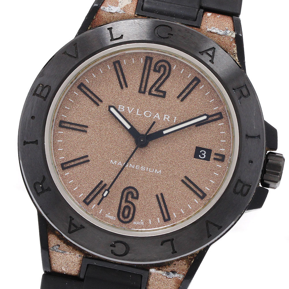 BVLGARI Diagono Magnesium DG41SMC Brown Dial Automatic Men's Watch_939199