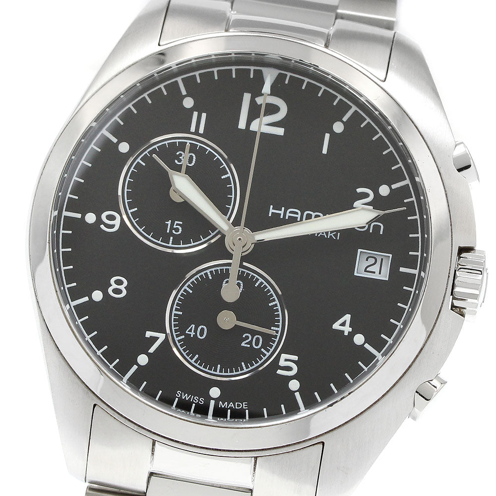 HAMILTON Khaki pilot H765120 Chronograph Date Quartz Men's Watch_939209