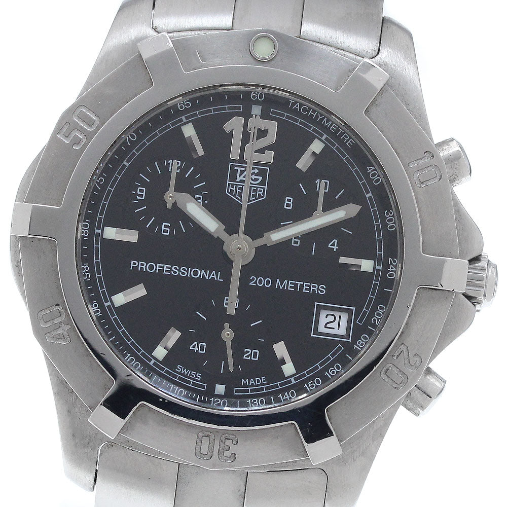TAG HEUER Exclusive CN1110 Date Chronograph black Dial Quartz Men's Watch_939230