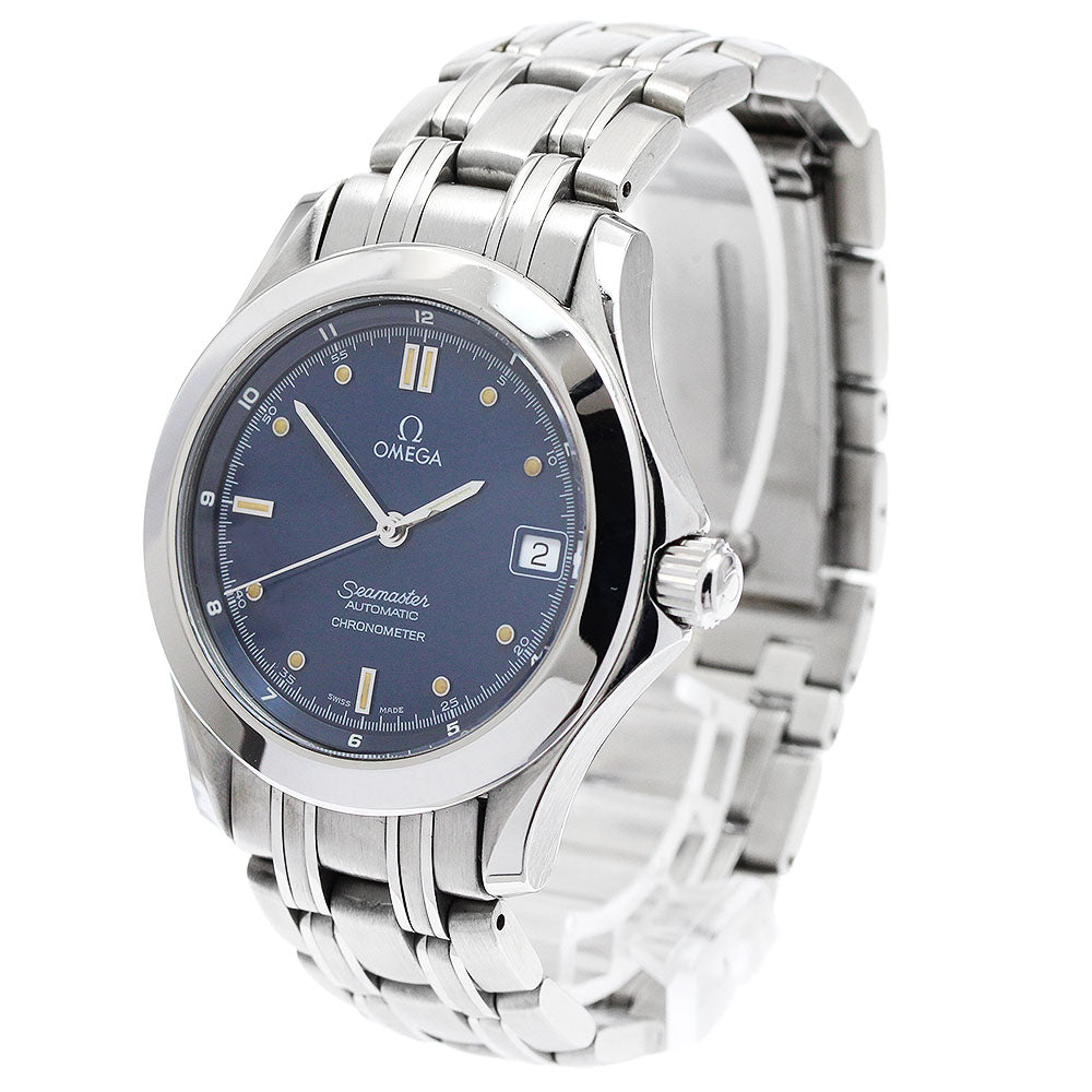 OMEGA Seamaster120 2501.80 Date Navy Dial Automatic Men's Watch_939234