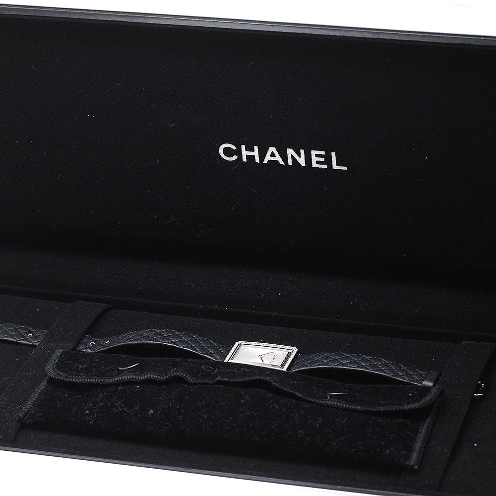 CHANEL Boy friend H6955 Diamond Bezel Silver Dial Quartz Boy's Watch_939253