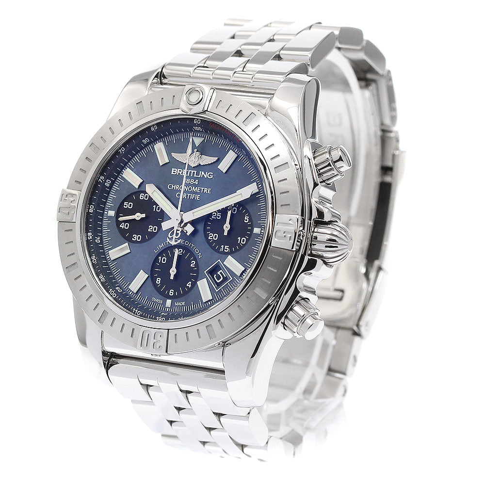 BREITLING Chronomat 44 AB0115 Blue shell Dial Automatic Men's Watch_939283