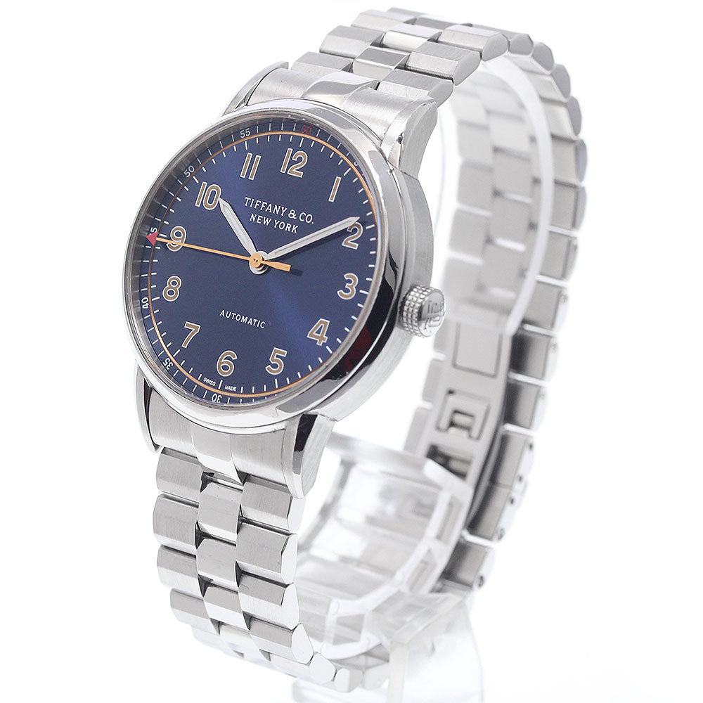 TIFFANY&Co. CT60 34668337 Navy Dial Automatic Men's Watch_939289