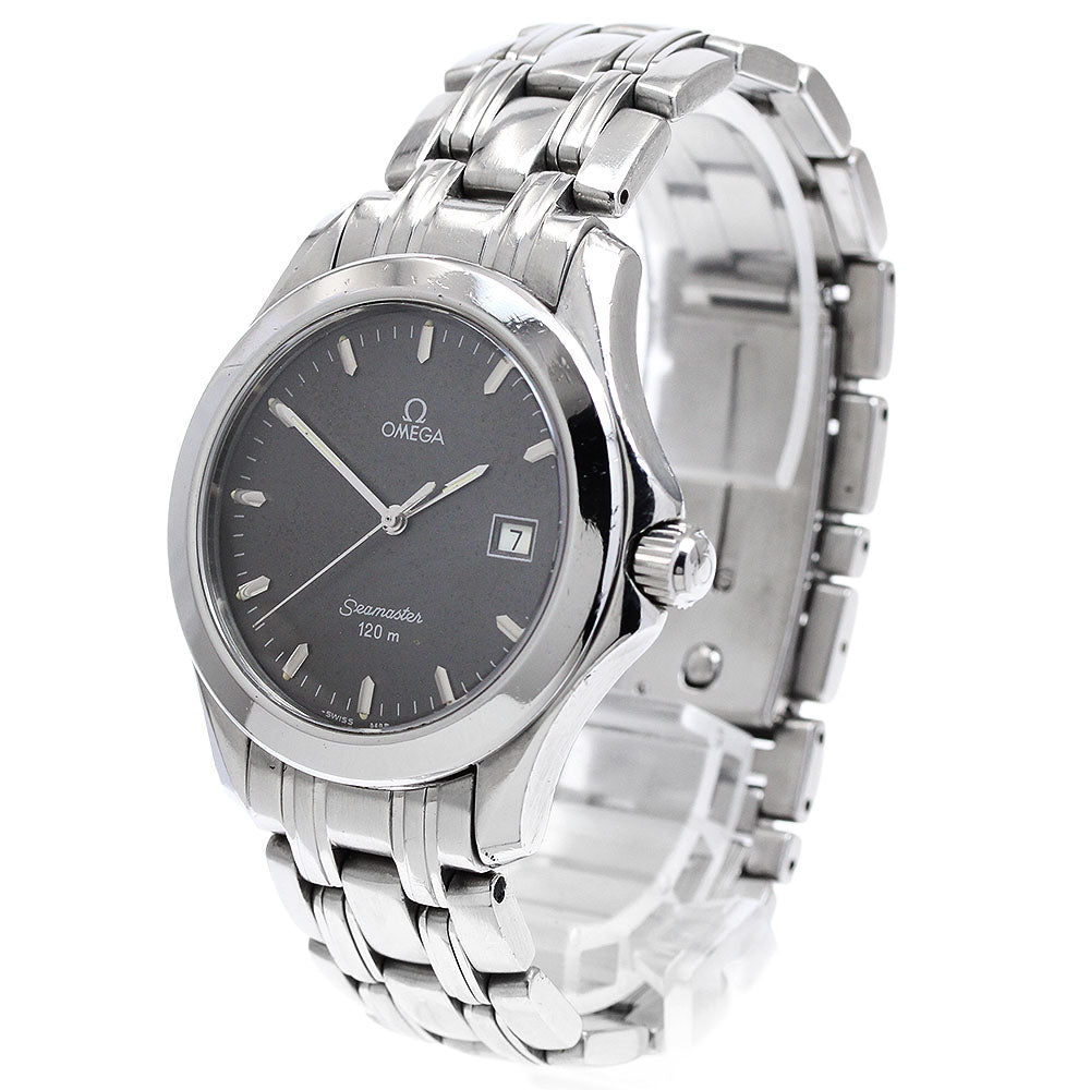 OMEGA Seamaster120m 2511.41 Date gray Dial Quartz Men's Watch_939311