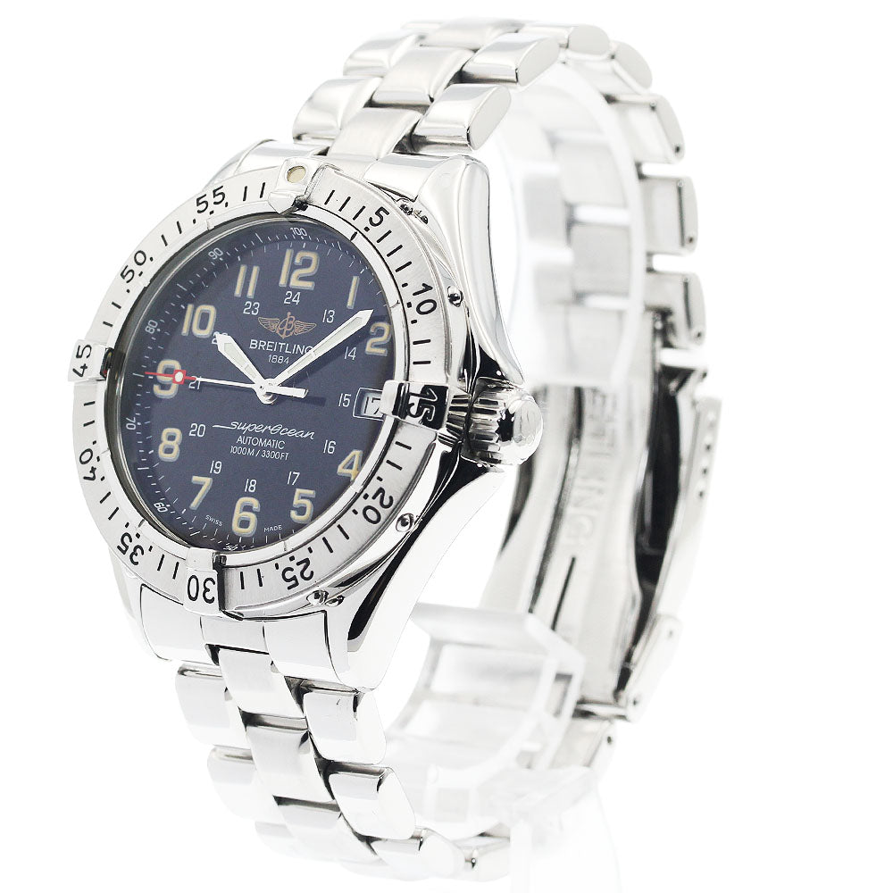 BREITLING Super Ocean A17040 Date black Dial Automatic Men's Watch_939329