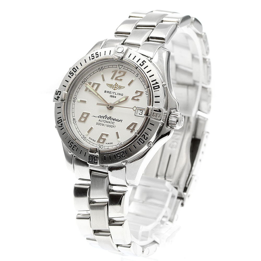 BREITLING Colt Ocean A17350 Date Silver Dial Automatic Men's Watch_939331