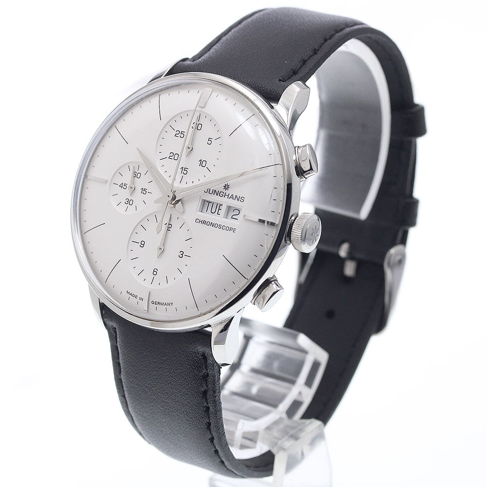 JUNGHANS Meister chronoscope 027/4120.01 Chronograph day date AT Men's_939348
