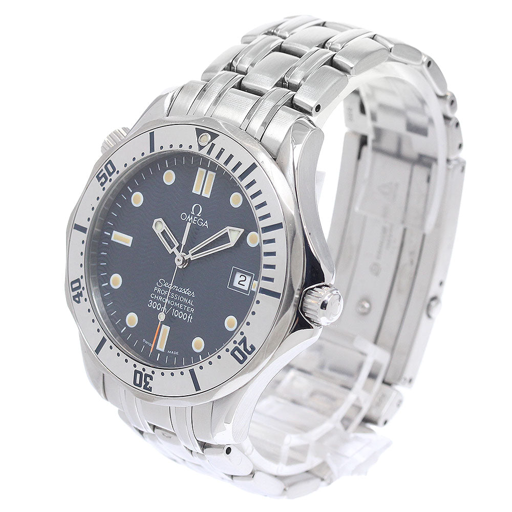 OMEGA Seamaster300 2532.80 Date Navy Dial Automatic Men's Watch_939352