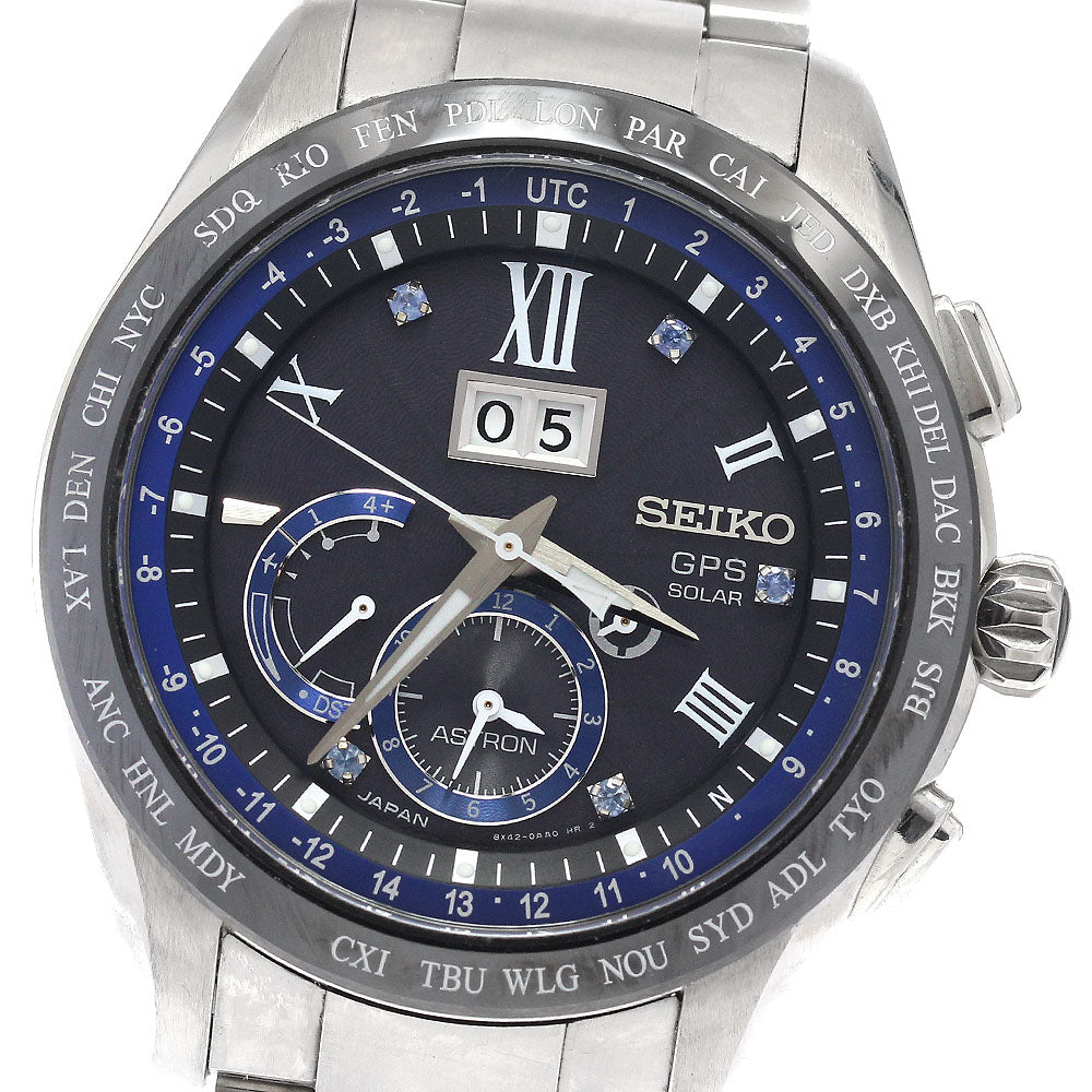 SEIKO Astron SBXB145/8X42-0AA0-3 Solar Powered Radio Men's Watch_939354