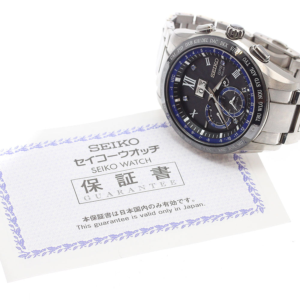 SEIKO Astron SBXB145/8X42-0AA0-3 Solar Powered Radio Men's Watch_939354