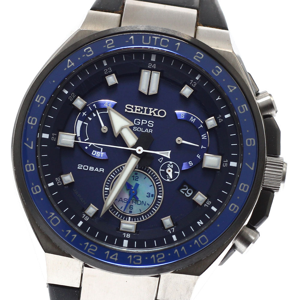 SEIKO Astron SBXB167/8X53-0BB0-2 GPS Solar Powered Radio Men's Watch_939358