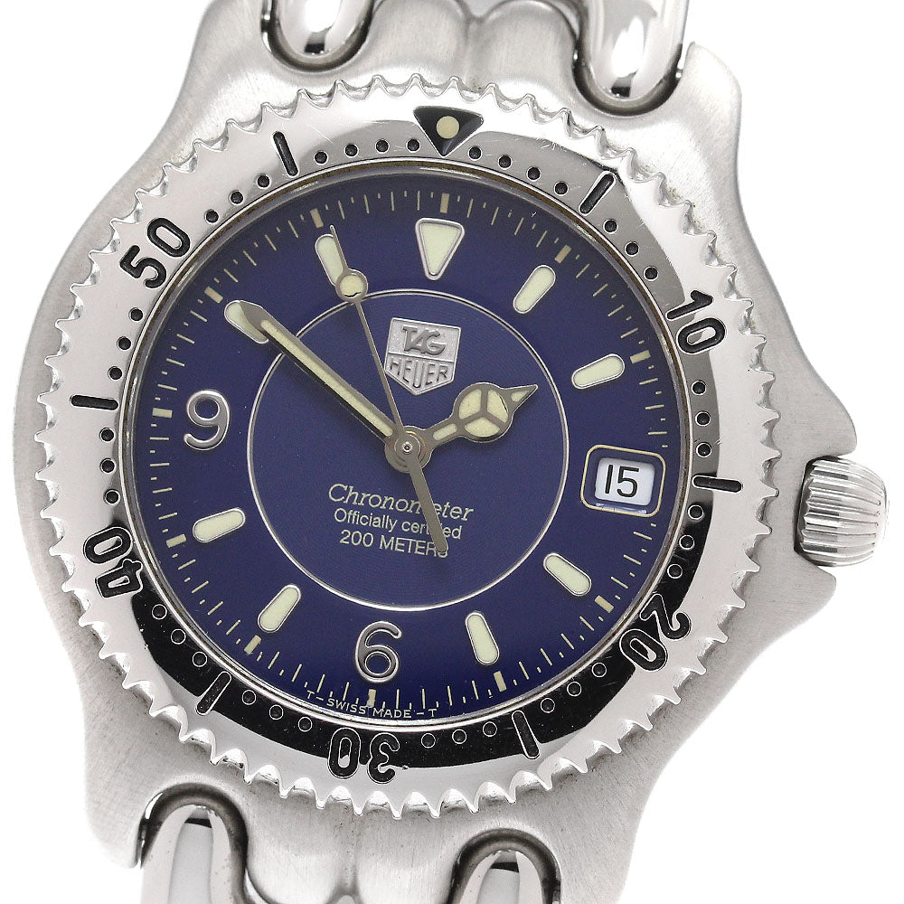 TAG HEUER S/el WG5114-P0 Date Navy Dial Automatic Men's Watch_939360