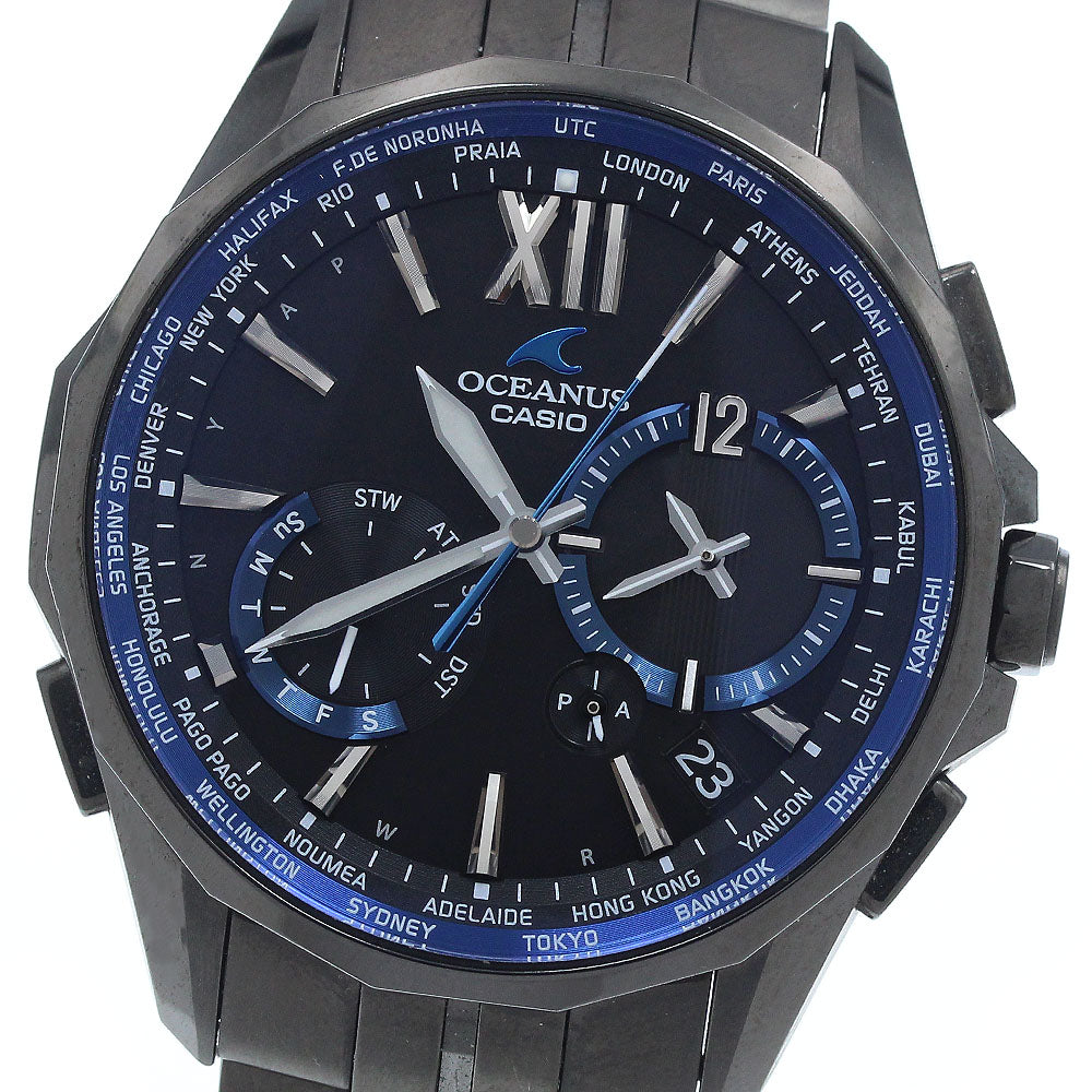 CASIO Oceanus Manta OCW-S3400B-1AJF Day date Solar Powered Radio Men'_939363