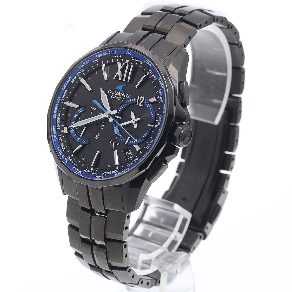 CASIO Oceanus Manta OCW-S3400B-1AJF Day date Solar Powered Radio Men'_939363