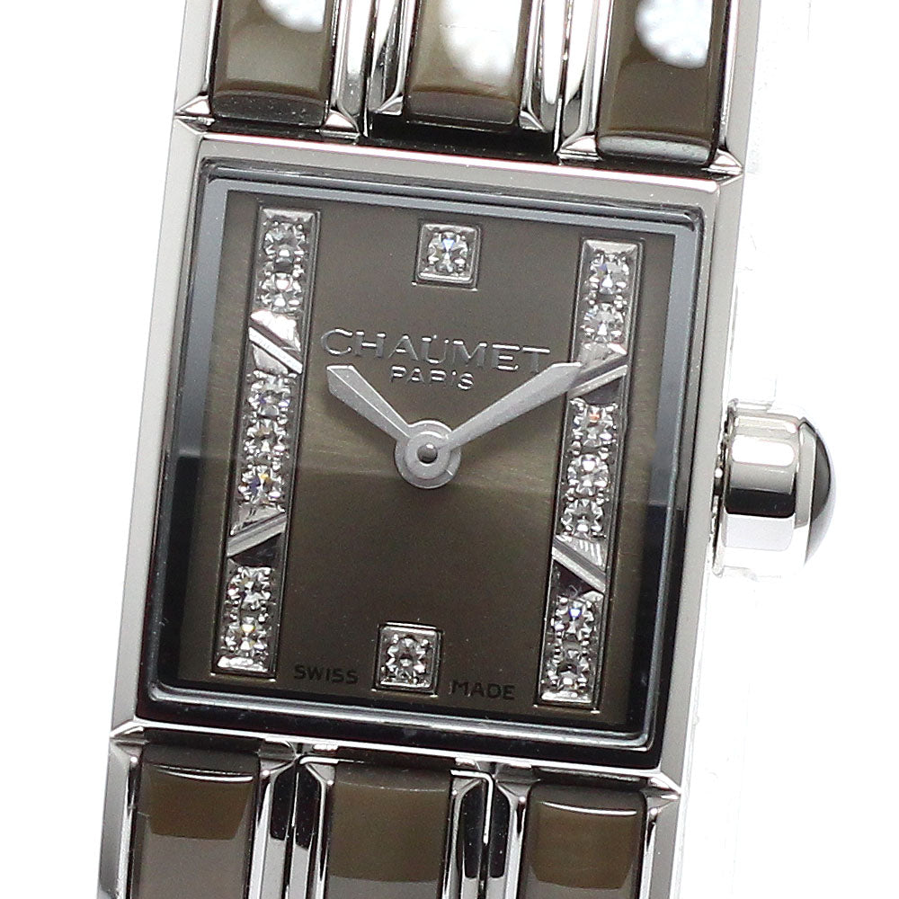 Chaumet Kaysis Lumiere Crystal 16P diamond gray Dial Quartz Ladies Watch_939405