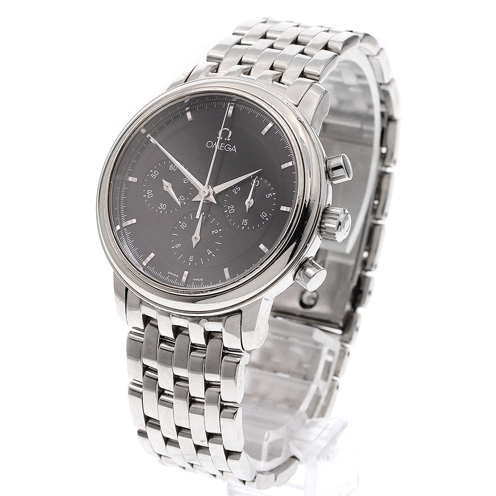 OMEGA De Ville Prestige 4540.51 Chronograph black Dial Hand Winding Men's_939416