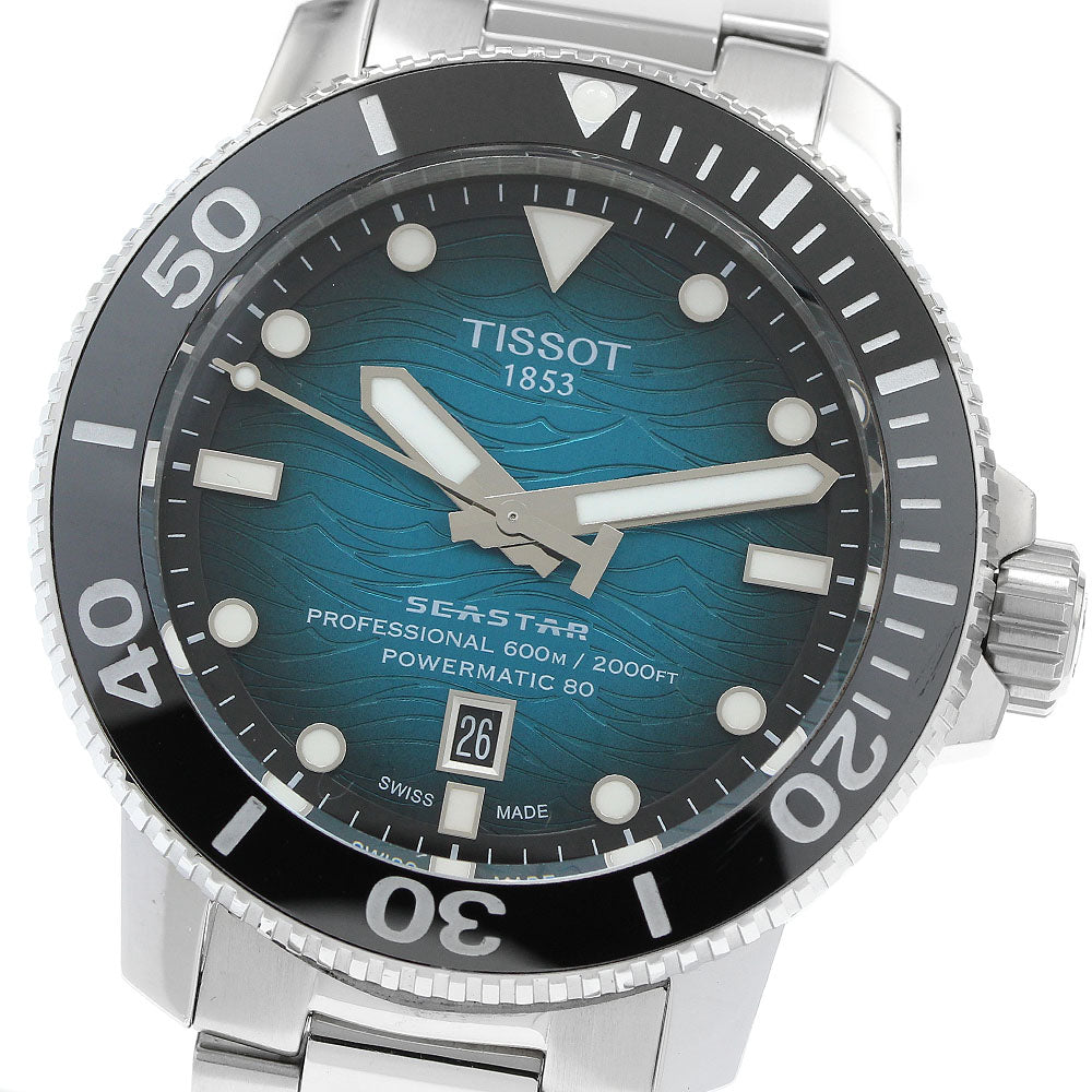 TISSOT Seastar 2000 Professional T120607A Date blue Dial Automatic Men's_939418