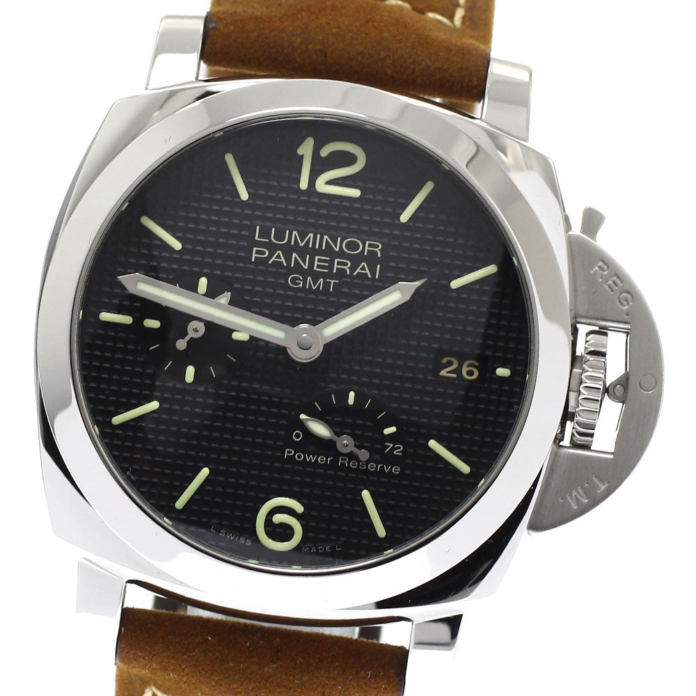 PANERAI Luminor 1950 PAM00537 3 Days GMT Power Reserve Acciao AT Men's_939419