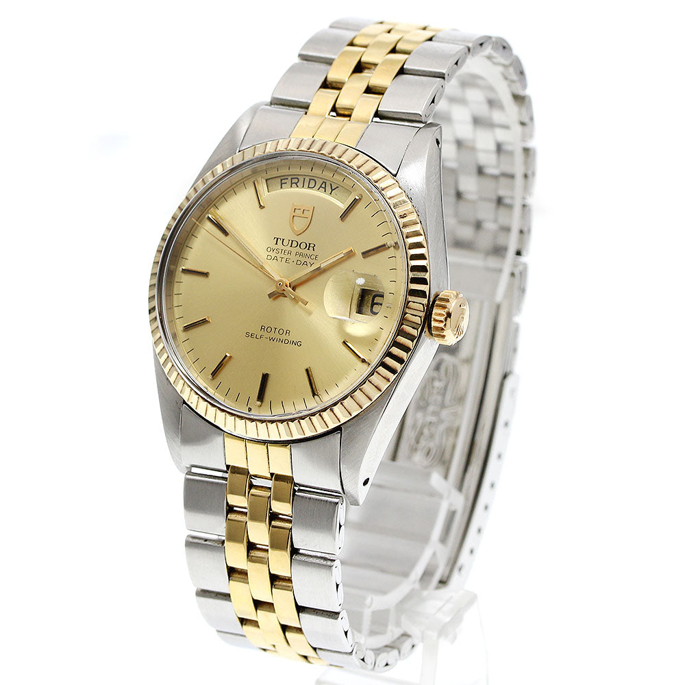 TUDOR Oyster Prince Date Day 94613 K18YGBezel Automatic Men's Watch_939426