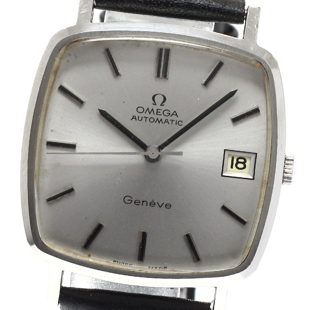 OMEGA Geneve ST162.0060 Date Cal.1012 Silver Dial Automatic Men's Watch_939433
