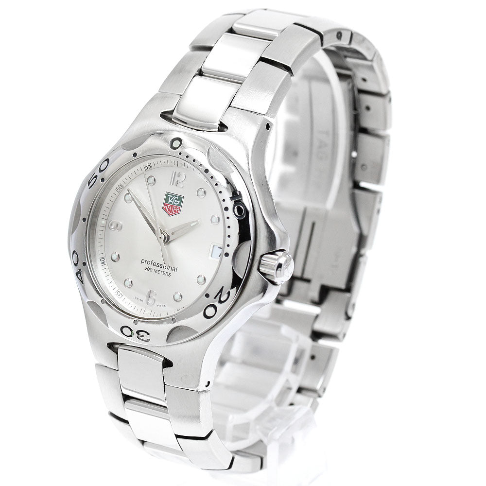 TAG HEUER Kylium WL1114 Date Silver Dial Quartz Men's Watch_939449
