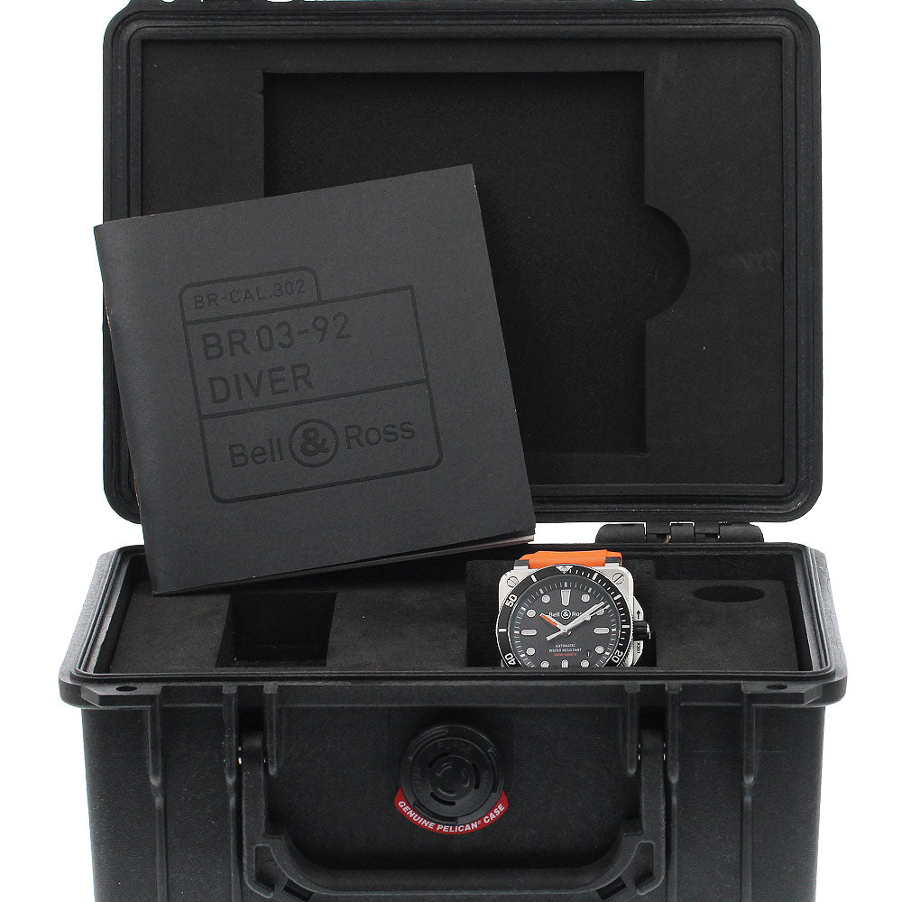 Bell＆Ross BR03-92 Diver BR0392-D-BL-ST/SRB Date black Dial Automatic Men's Watch_939461