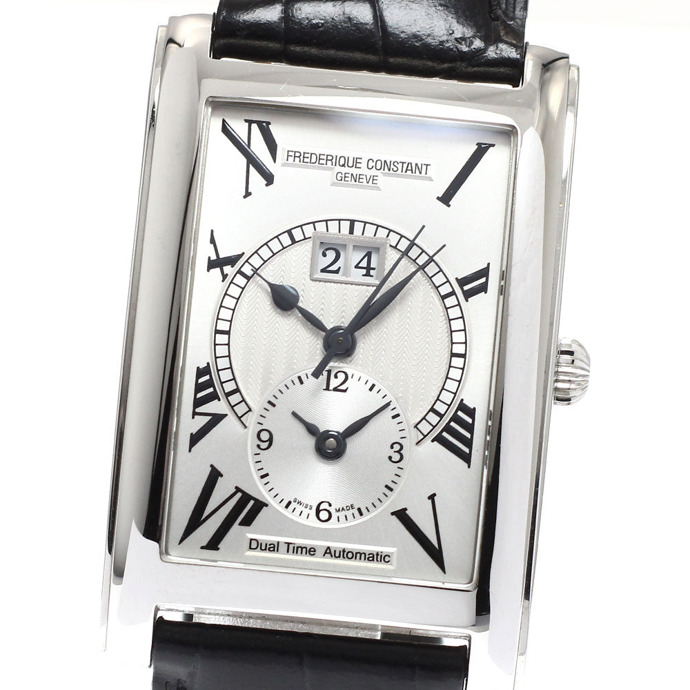 FREDERIQUE CONSTANT Dual time FC-325X4C24/5/6 Big date Silver Dial Automatic Men's Watch_939487