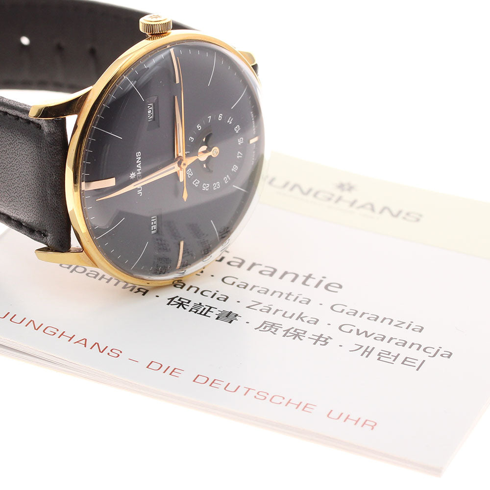 JUNGHANS Meister calendar 027/7504.01 moon phase Automatic Men's Watch_939488