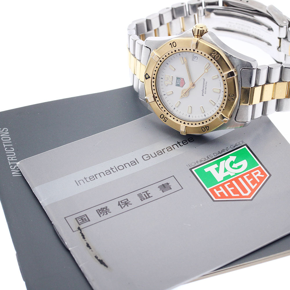 TAG HEUER 2000 series WK1120 Date Silver Dial Quartz Men's Watch_939508