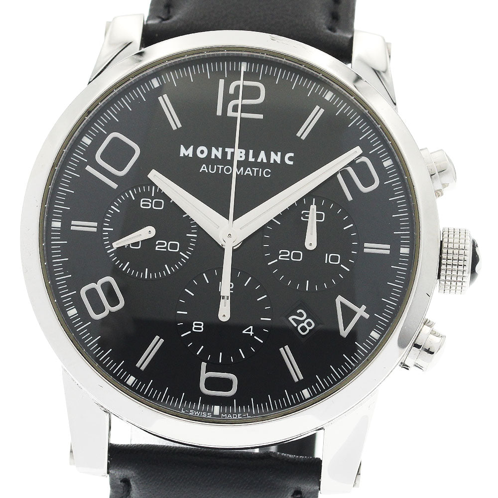 MONTBLANC Time walker 7141 Chronograph black Dial Automatic Men's Watch_939509