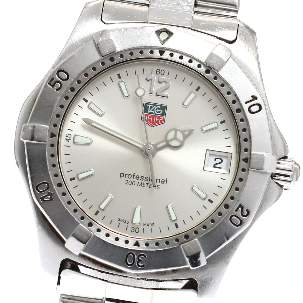 TAG HEUER Professional 200 WK1112-1 Date Silver Dial Quartz Men's Watch_939510