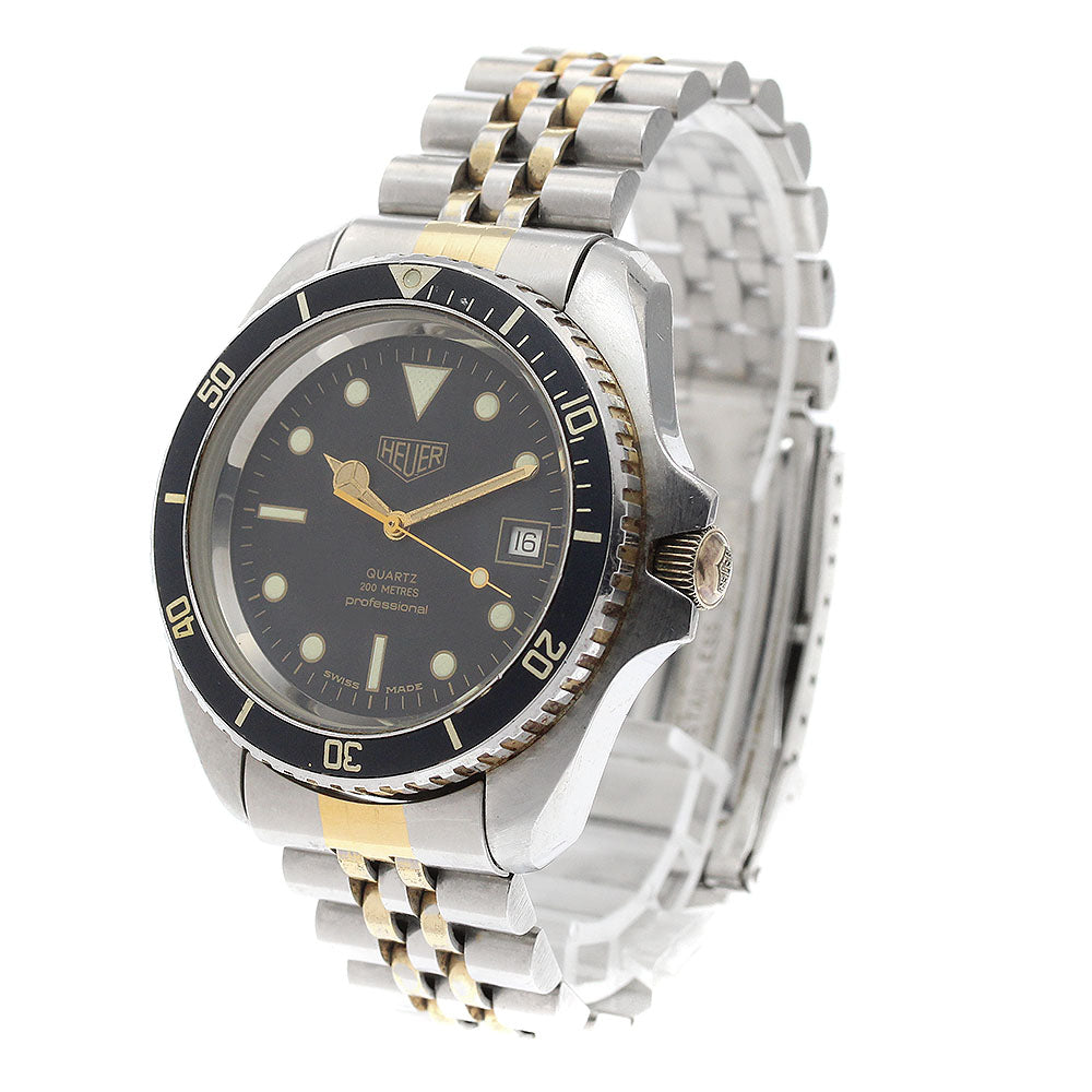 Heuer 1000 series 980.021 Date black Dial Quartz Men's Watch_939513