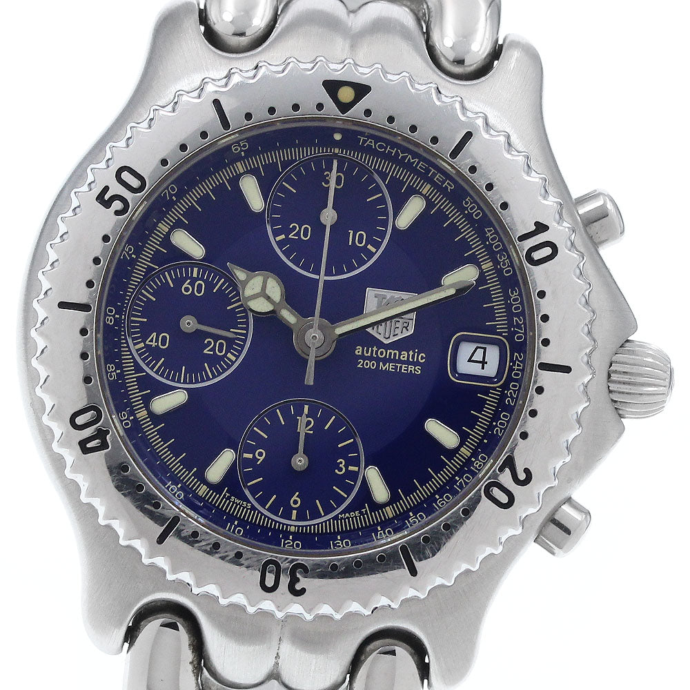 TAG HEUER S/el CG2111-R0 Chronograph Date Navy Dial Automatic Men's Watch_939514