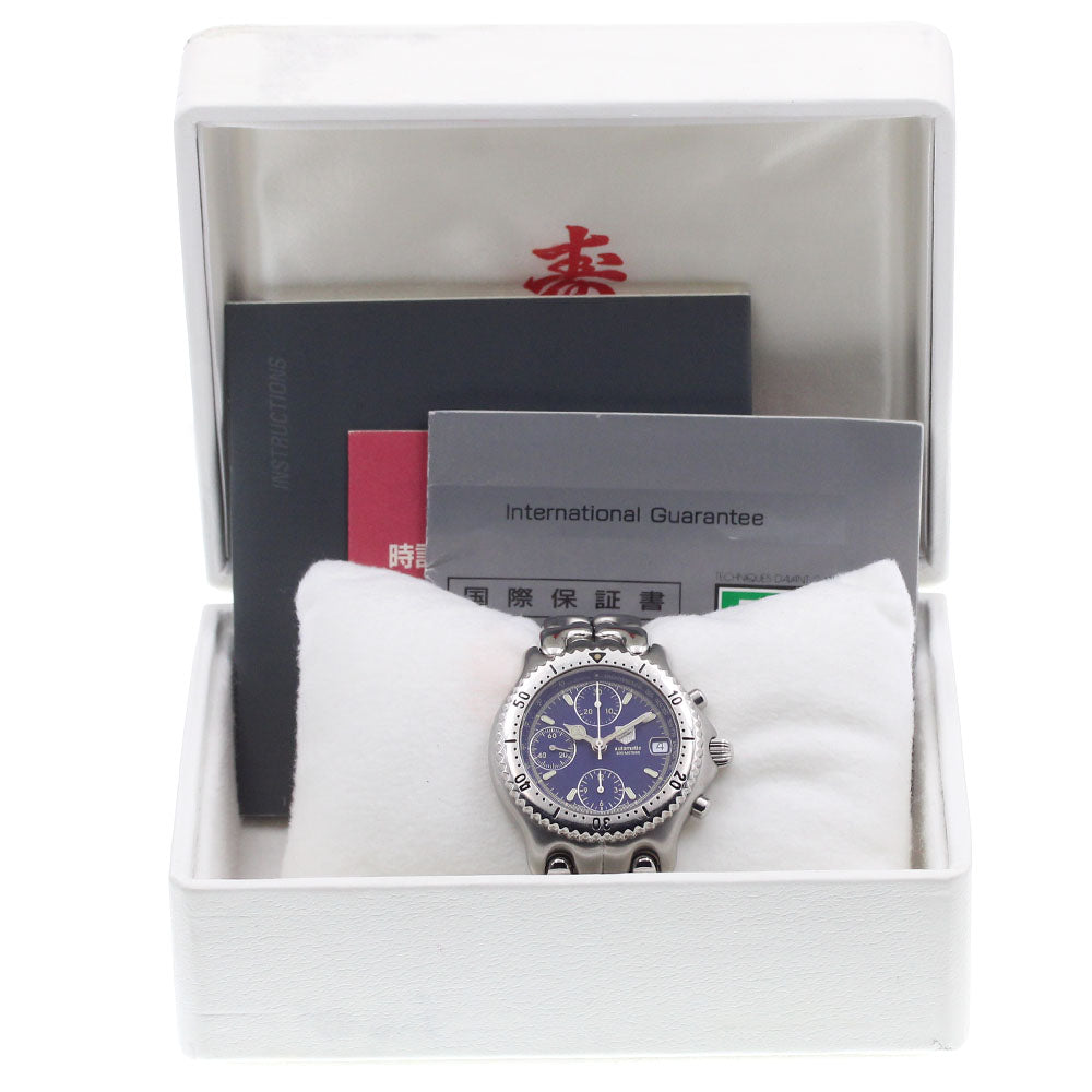 TAG HEUER S/el CG2111-R0 Chronograph Date Navy Dial Automatic Men's Watch_939514