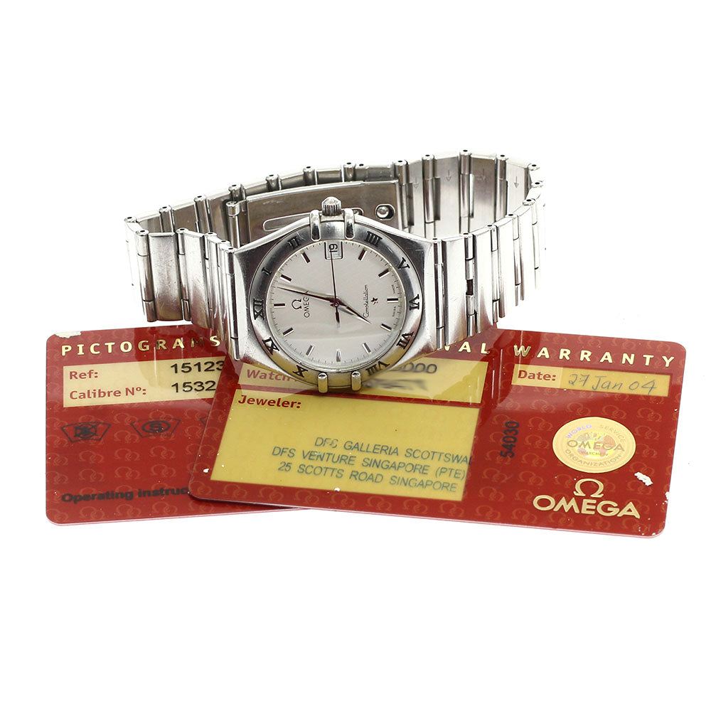 OMEGA Constellation 1512.30 Date Silver Dial Quartz Men's Watch_939525