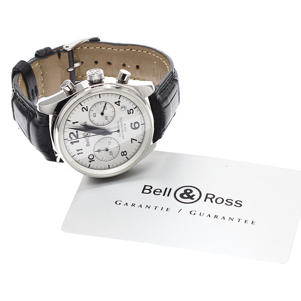 Bell＆Ross 130 Chronograph Date Silver Dial Automatic Men's Watch_939527