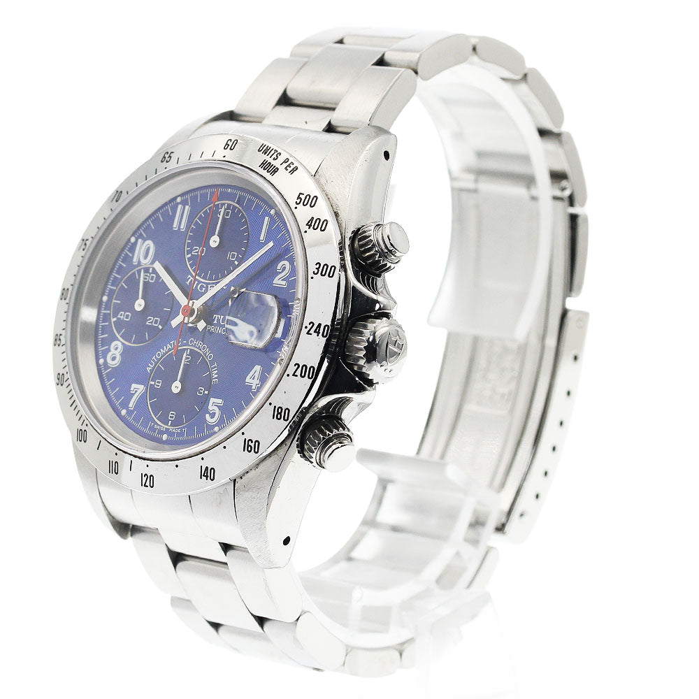 TUDOR Prince Date Chrono Time Tiger 79280 blue Dial Automatic Men's Watch_939532