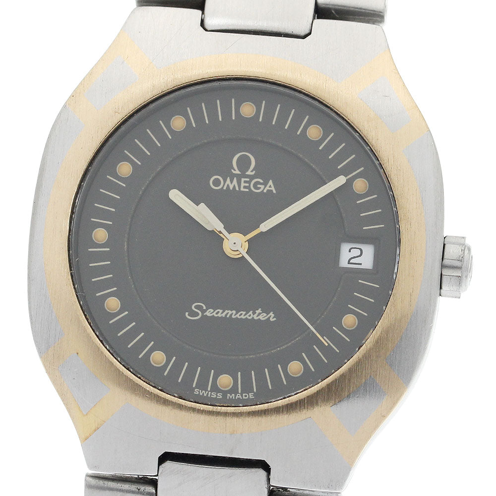 OMEGA Seamaster Polaris Date Gray Dial Quartz Men's Watch_939538