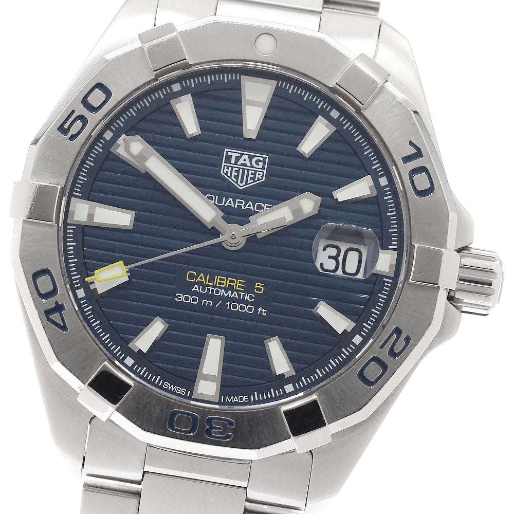TAG HEUER Aqua Racer Caliber 5 WBD2112-0 Date Navy Dial Automatic Men's Watch_939555