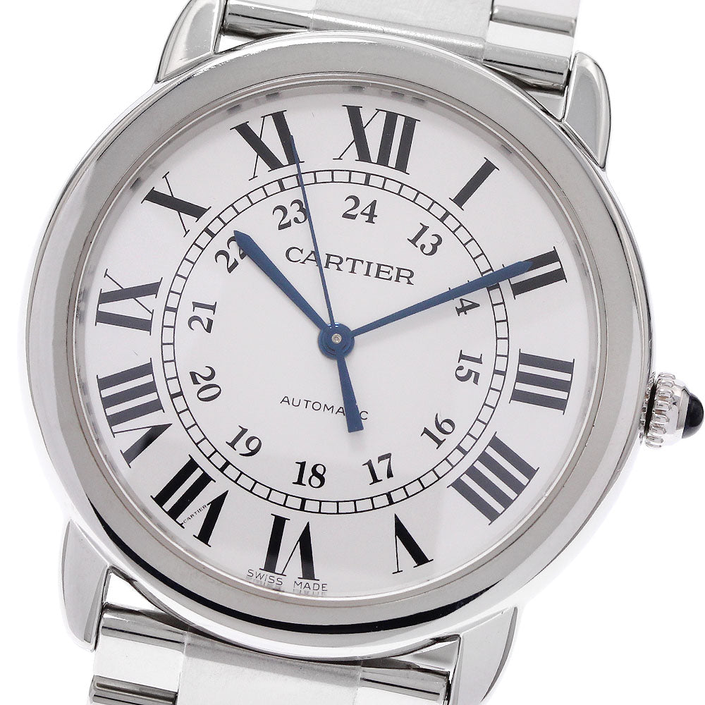 CARTIER Ronde Solo WSRN0012 Silver Dial Automatic Men's Watch_939585